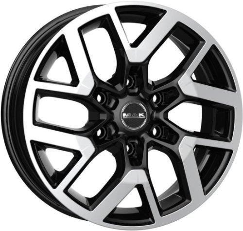 Диски MAK Gravel 6,5x16 6x120 ET50 dia 74,5 black mirror - 1