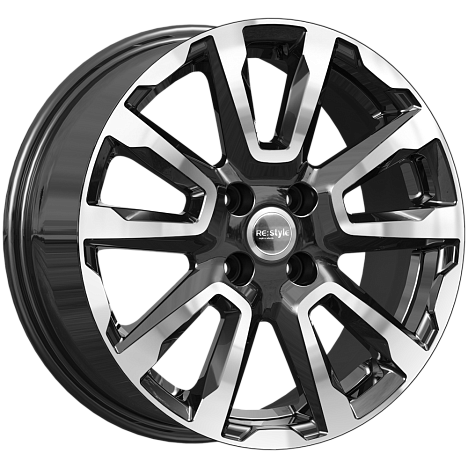 Диски iFree Replica КС1026 (16_Vesta Cross) 6,5x16 4x100 ET43 dia 60,1 алмаз черный - 1