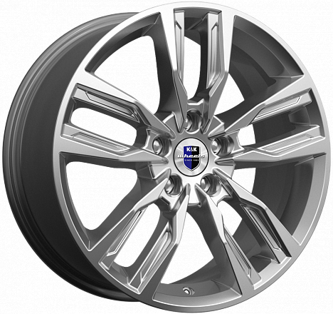 Диски K&K Борэй 8x18 5x100 ET45 dia 67,1 дарк платинум Россия - 1