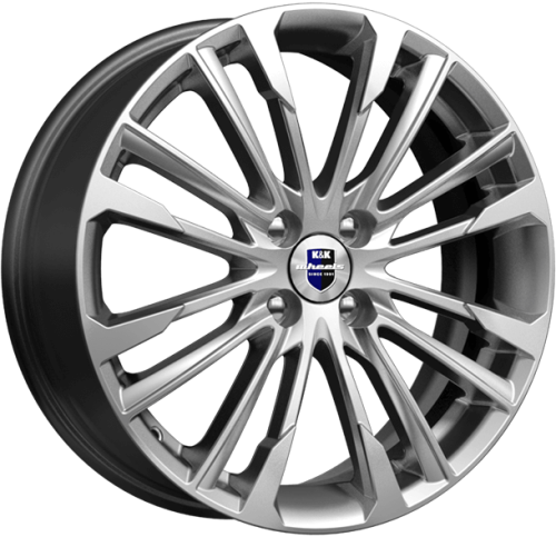 Диски K&K Сильверстоун 6,5x17 4x98 ET35 dia 58,5 сильвер SK Россия - 1