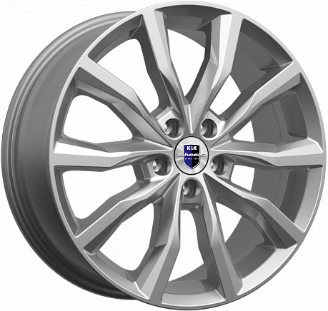 Диски K&K Портер 7,5x18 5x108 ET45 dia 67,1 дарк платинум Россия - 1