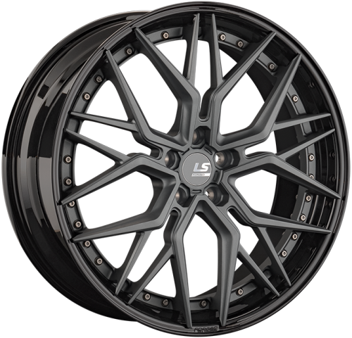 Диски LS Forged FG35 9x22 5x120 ET43 dia 72,6 MGM/BK - 1
