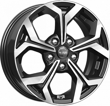 Диски K&K КС878 6,5x16 5x108 ET50 dia 63,35 алмаз черный - 1