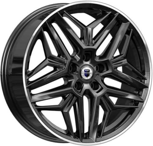 Диски K&K Колумб 7x19 5x114,3 ET35 dia 67,1 алмаз черный - 1