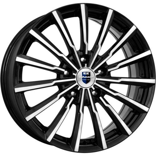 Диски K&K Акцент 7x17 4x100 ET43 dia 60,1 алмаз черный Россия - 1