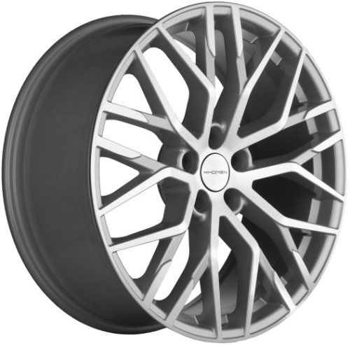 Диски Khomen Wheels KHW2005 (Touareg) 8,5x20 5x112 ET33 dia 66,5 brilliant silver-FP Россия - 1