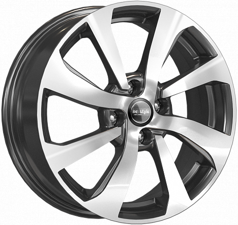 Диски iFree Replica КС893 (ZV 16_Sandero Stepway) 6x16 4x100 ET37 dia 60,1 алмаз черный - 1