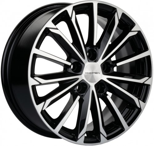 Диски Khomen Wheels KHW1611 (Renault/Nissan) 6,5x16 5x114,3 ET50 dia 66,1 black-FP - 1