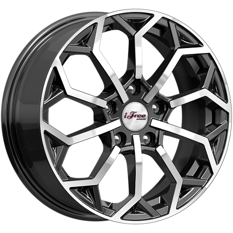 Диски iFree Спейс-Нидл 6,5x16 5x105 ET38 dia 56,6 блэк джек - 1