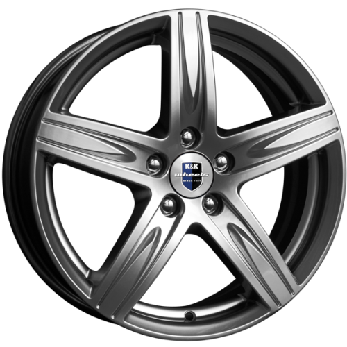 Диски K&K Андорра 7x17 5x114,3 ET45 dia 67,1 дарк платинум Россия - 1