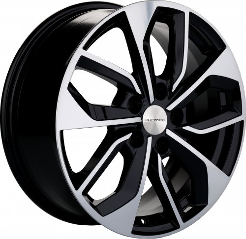 Диски Khomen Wheels KHW1703 (Tiguan) 7x17 5x112 ET40 dia 57,1 black-FP Россия - 1