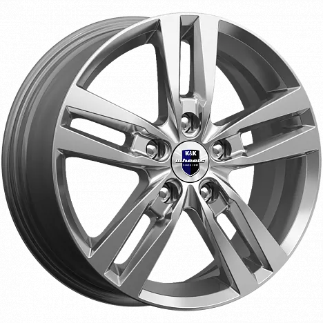 Диски K&K Rassvet 6,5x16 5x112 ET50 dia 57,1 дарк платинум Россия - 1