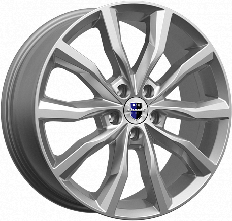 Диски K&K Портер 7,5x18 5x108 ET45 dia 67,1 дарк платинум Россия - 1