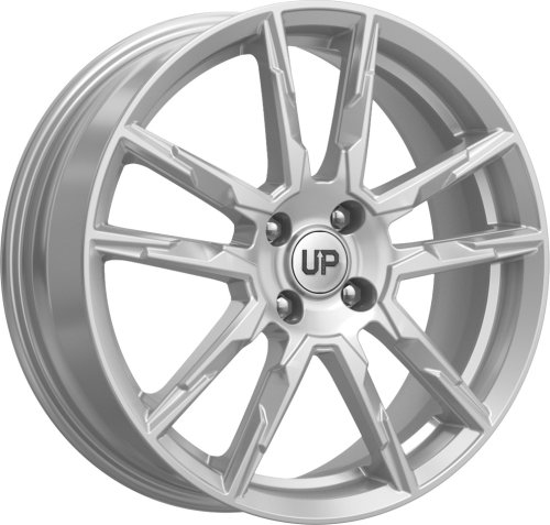 Диски Wheels UP Up107 6,5x17 4x100 ET43 dia 60,1 silver classic - 1