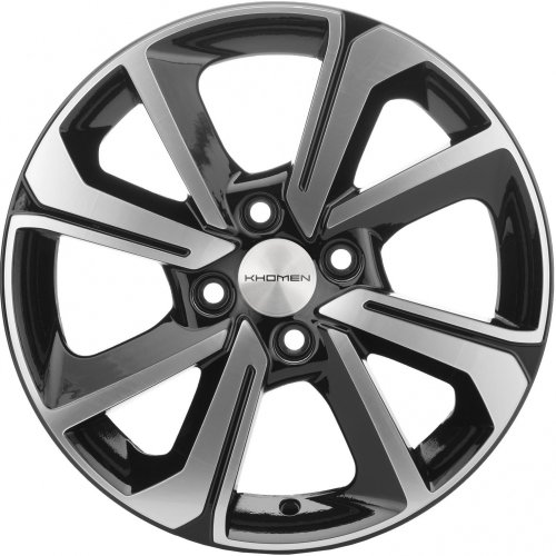 Диски Khomen Wheels KHW1501 (Nexia) 6x15 4x100 ET45 dia 56,6 black-FP - 1