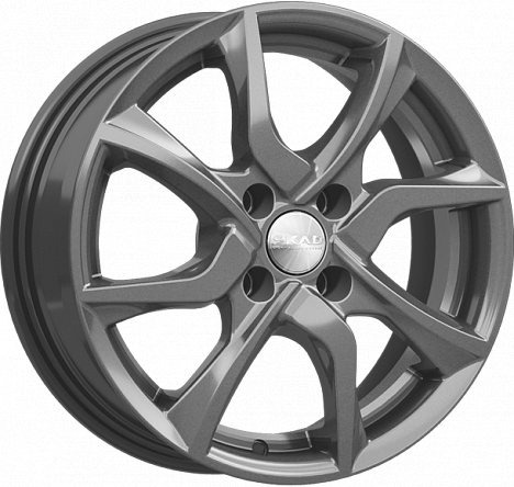 Диски Скад Тулон 6x15 4x100 ET39 dia 67,1 графит - 1