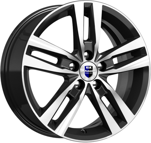 Диски K&K Rassvet 6,5x16 5x100 ET48 dia 56,1 алмаз черный Россия - 1