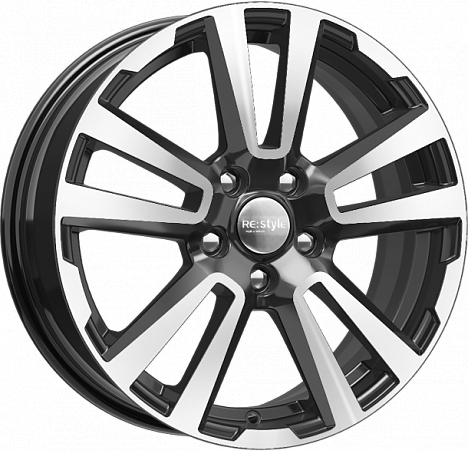 Диски iFree Original Lada (КС874) 6,5x17 4x100 ET43 dia 60,1 алмаз черный Россия - 1