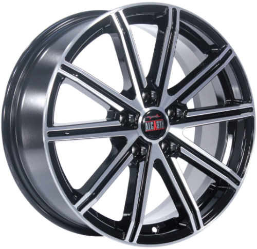 Диски Alcasta M64 7x17 5x114,3 ET35 dia 60,1 BKF - 1