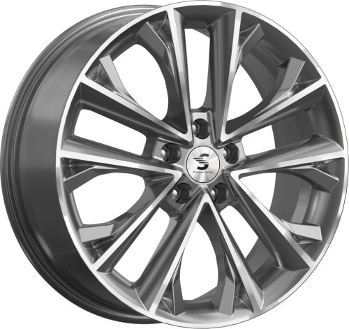Диски Premium Replica Wheels КР012 7x18 5x112 ET45 dia 57,1 diamond gloss graphite - 1