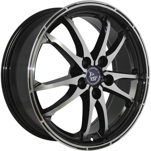 Диски YST X-24 7x18 5x105 ET38 dia 56,6 BKFPL - 1