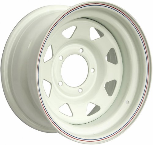 Диски Offroad wheels УАЗ 7x15 5x139,7 ET-19 dia 110 белый - 1