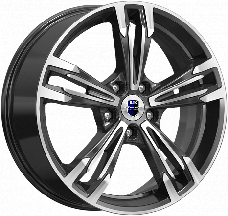 Диски K&K Karrera Light 7x18 5x114,3 ET38 dia 67,1 алмаз черный - 1