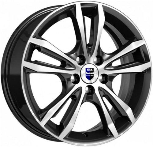 Диски K&K Samara 6x16 5x100 ET40 dia 67,1 алмаз черный SK - 1