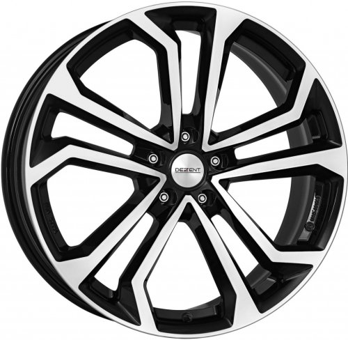 Диски Dezent TA dark 7x17 5x114,3 ET47 dia 67,1 black polished - 1