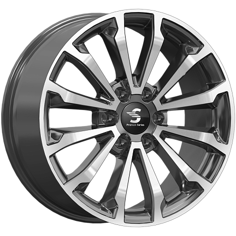 Диски K&K Premium Series КР006 (20_TANK 500) 8,5x20 6x139,7 ET33 dia 100,1 diamond black gris - 1