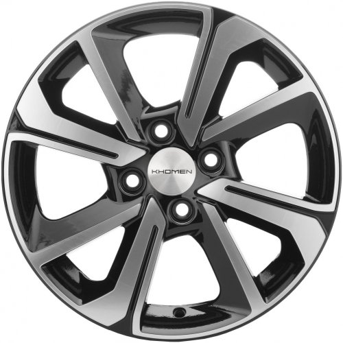 Диски Khomen Wheels KHW1501 (Logan/Sandero/Xray) 6x15 4x100 ET40 dia 60,1 black-FP - 1