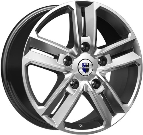 Диски K&K Backfire 8x18 5x114,3 ET45 dia 66,1 дарк платинум - 1