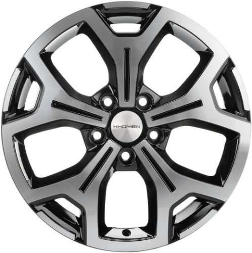 Диски Khomen Wheels KHW1710 (Jolion) 6,5x17 5x114,3 ET37 dia 66,5 black-FP - 1