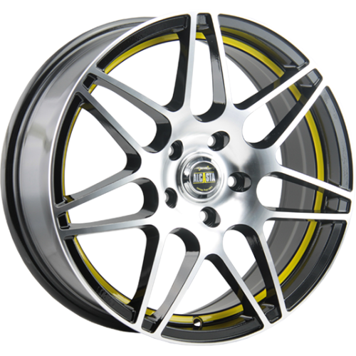 Диски Alcasta M28 7x17 5x114,3 ET39 dia 60,1 BKFYSI - 1