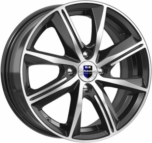 Диски K&K Арнар 7x17 5x114,3 ET50 dia 67,1 алмаз черный Россия - 1