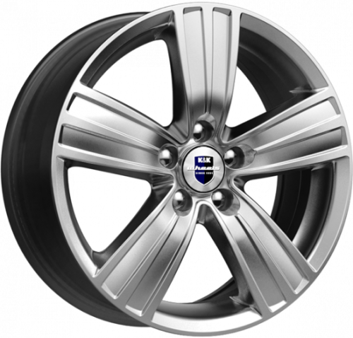 Диски K&K да Винчи 7x16 5x108 ET43 dia 67,1 дарк платинум Россия - 1