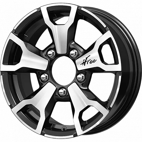 Диски iFree Тайган 6x16 5x139,7 ET40 dia 98,1 блэк джек - 1