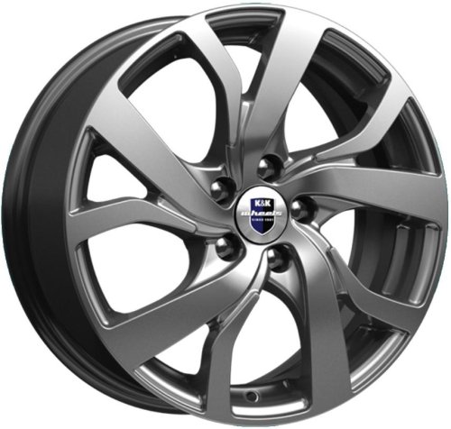 Диски K&K Палермо 6,5x16 5x108 ET50 dia 63,3 дарк платинум Россия - 1