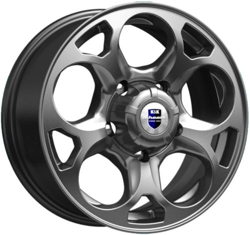 Диски K&K Линкс 7x16 5x139,7 ET35 dia 108,5 дарк платинум - 1
