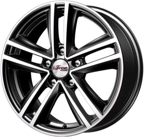 Диски iFree Катар 6,5x16 5x114,3 ET45 dia 60,1 блэк джек Россия - 1