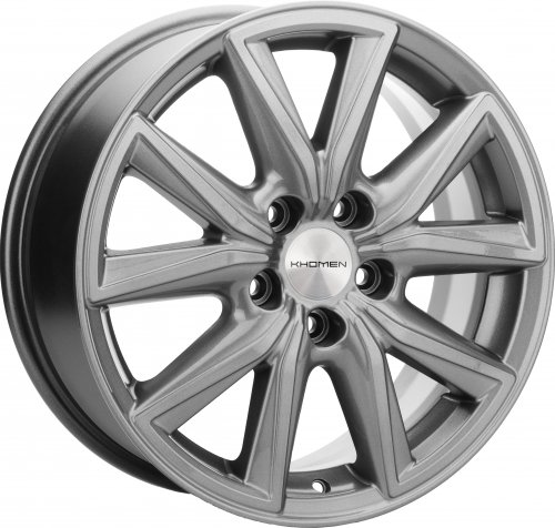 Диски Khomen Wheels KHW1706 (RAV4) 7x17 5x114,3 ET39 dia 60,1 gray Россия - 1