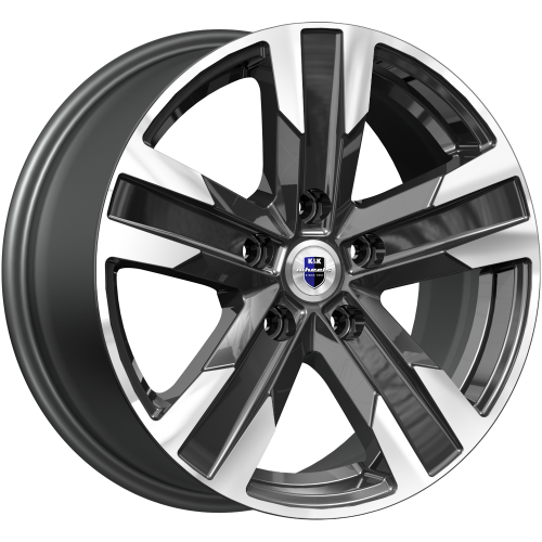 Диски K&K Висмут 7x16 5x114,3 ET45 dia 67,1 алмаз черный Россия - 1