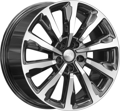 Диски Скад Астер 8x18 5x114,3 ET45 dia 60,1 алмаз Россия - 1