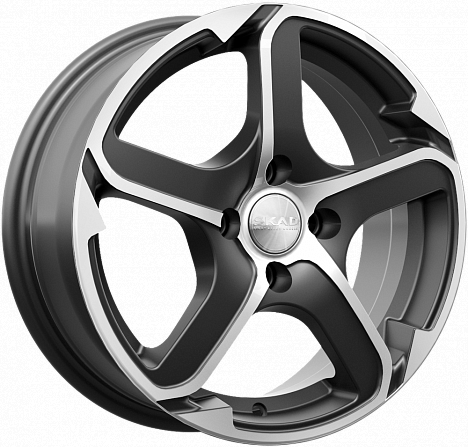 Диски Скад Аллигатор 6x15 5x114,3 ET45 dia 67,1 алмаз бархат Россия - 1