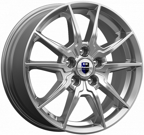 Диски K&K Адамар 6,5x16 5x114,3 ET50 dia 66,1 дарк платинум Россия - 1