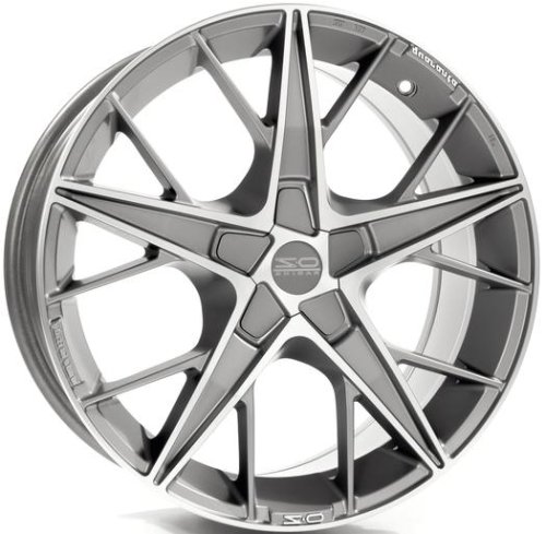 Диски OZ Racing Quaranta 5 8,5x19 5x112 ET44 dia 75 grigio corsa diamond cut - 1
