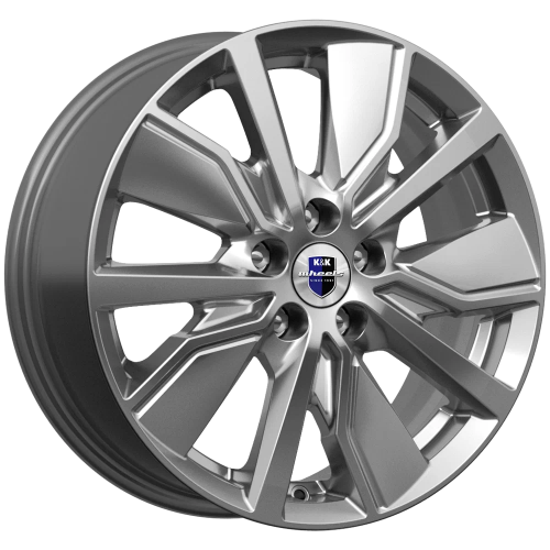 Диски K&K Гамбит 6,5x16 5x112 ET46 dia 57,1 дарк платинум Россия - 1