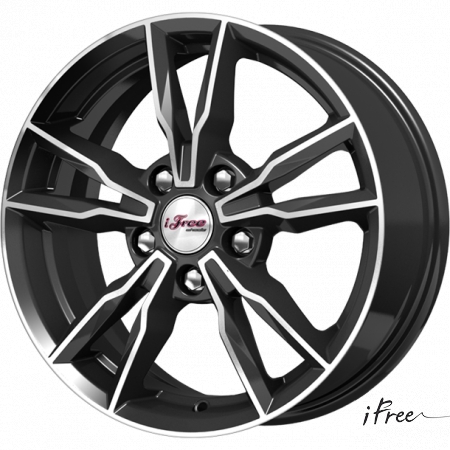 Диски iFree Икигай 6,5x16 5x108 ET50 dia 63,35 блэк джек Россия - 1