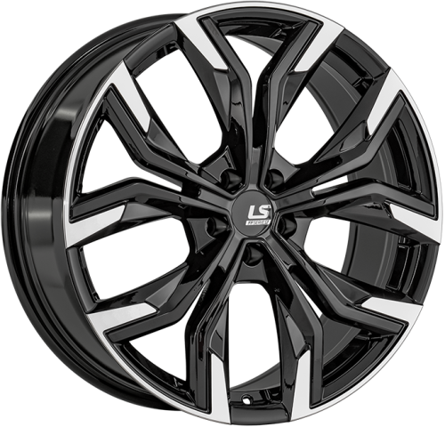 Диски LS FlowForming RC92 7,5x18 5x114,3 ET45 dia 67,1 BKF - 1