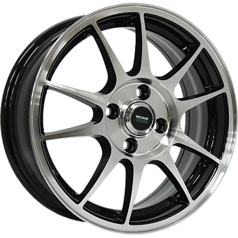 Megami MGM-5 6x15 4x114,3 ET44 dia 56,6 BKF Megami MGM-5 6x15 4x114,3 ET44 dia 56,6 BKF